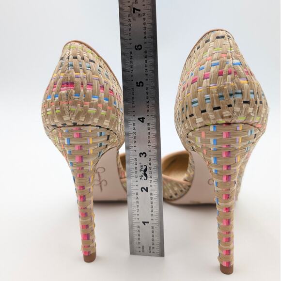 Jessica Simpson Prizma High Heel Pumps Women's Natural Multi Size US6M EU36.5 - Picture 4 of 10